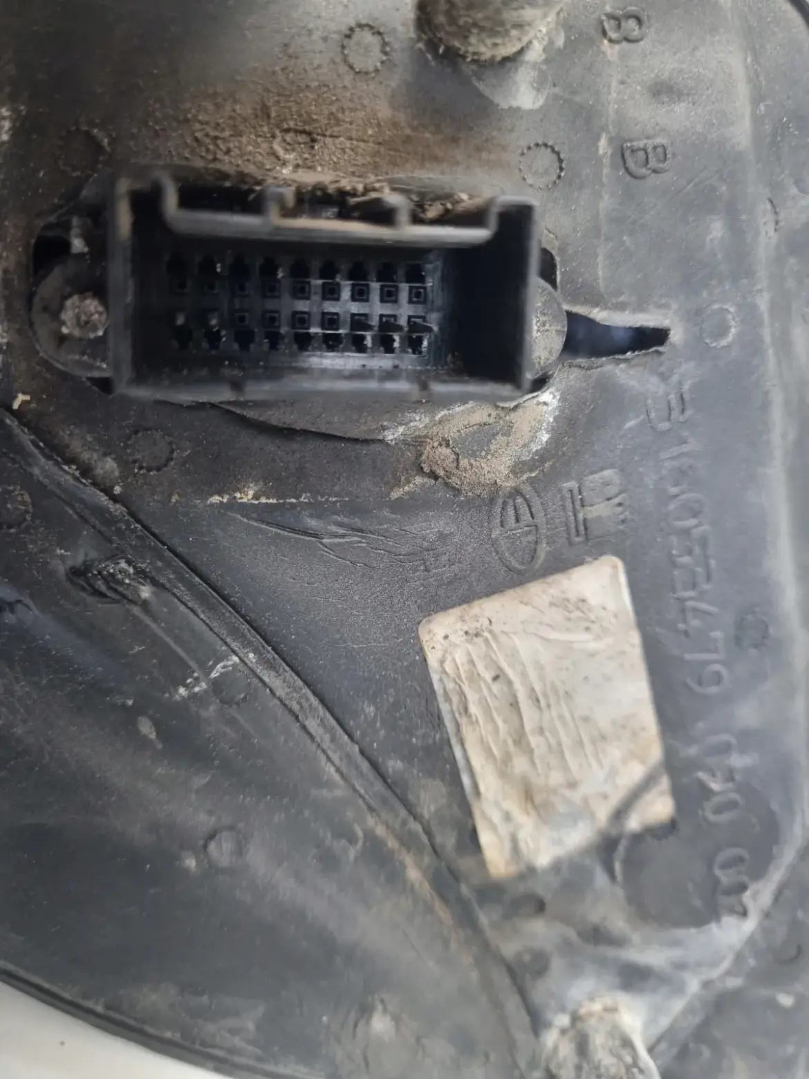 Opel Astra G 98-09r LUSTERKO PRAWE PASAŻERA 5 pin