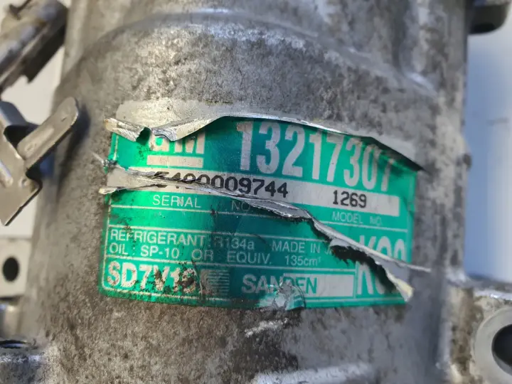 Opel Vectra C 1.8 16V SPRĘŻARKA KLIMATYZACJI pompa 13217307