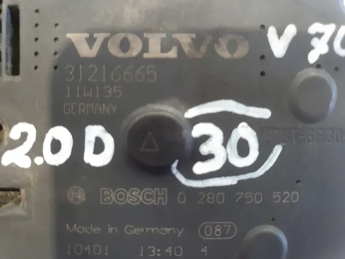 Volvo S60 II V60 2.0 D D3 PRZEPUSTNICA 31216665 028075052