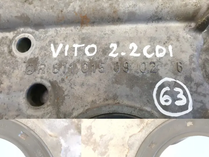 Mercedes Vito W638 2.2 CDI POKRYWA ROZRZĄDU pompa