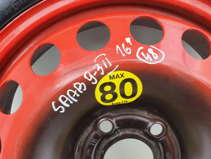 Saab 9-3 II KOŁO DOJAZDOWE DOJAZDÓWKA 125/85 R16