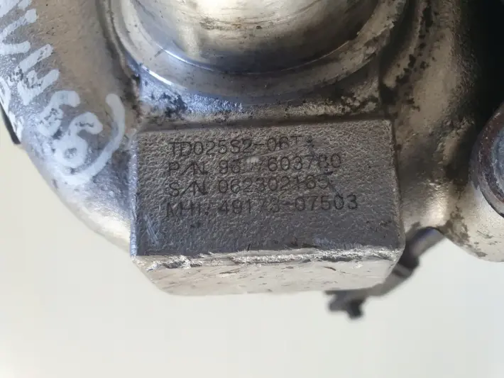 Peugeot 307 1.6 HDI TURBOSPRĘŻARKA turbo 9657603780