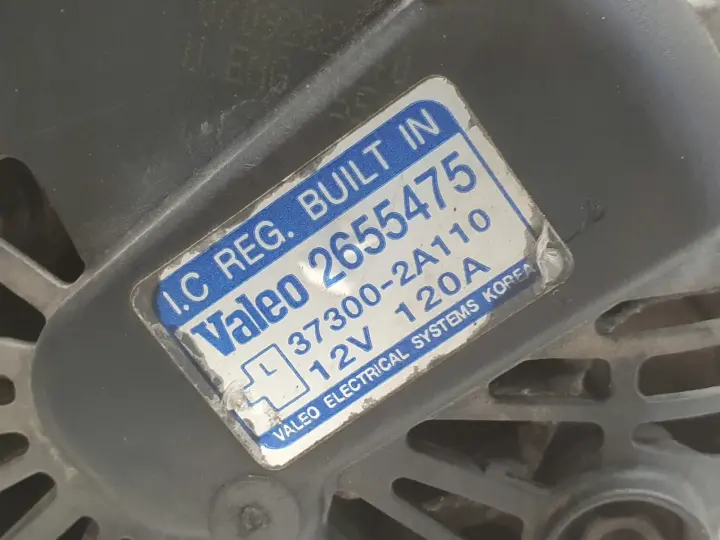 Hyundai i30 1.6 CRDI ALTERNATOR 2655475 valeo 120A