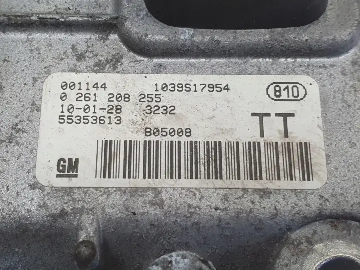 Opel Astra J 1.4 16V STEROWNIK SILNIKA komputer 0261208255 55353613 TT