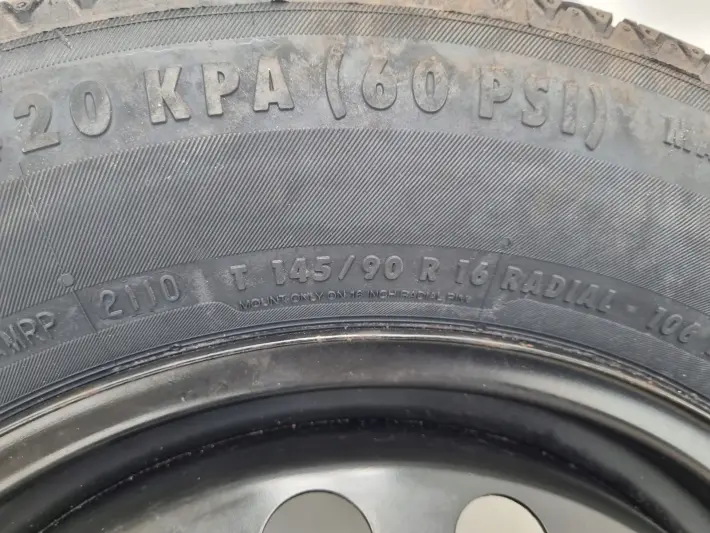 Nissan QASHQAI KOŁO DOJAZDOWE dojazdówka 145/90 R16 5x114,3 40300 JD077