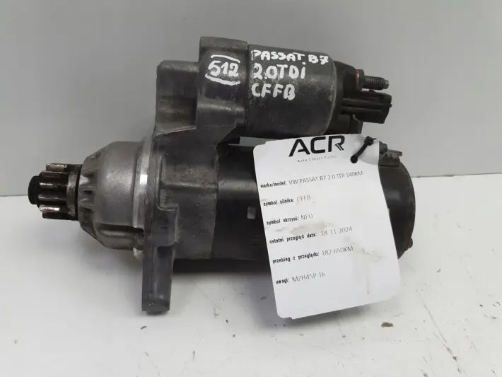 VW Passat B7 2.0 TDI ROZRUSZNIK bosch 02M911024C