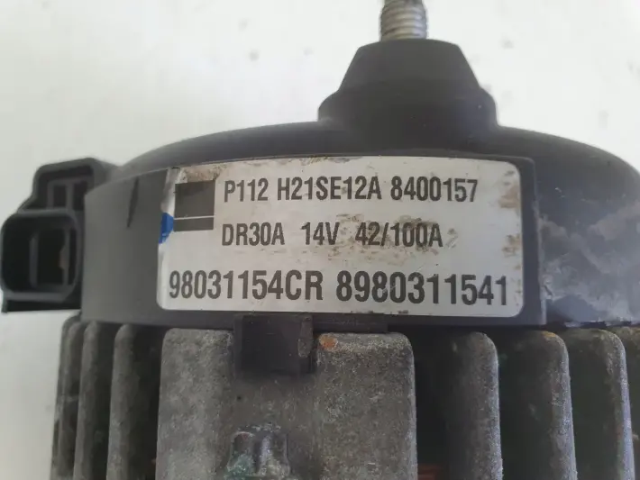 Opel Astra IV J 1.7 CDTI ALTERNATOR 8980311541 100A