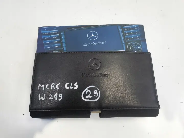 Mercedes CLS C219 W219 KSIĄZKA SERWISOWA Instrukcja obsługi dokumenty