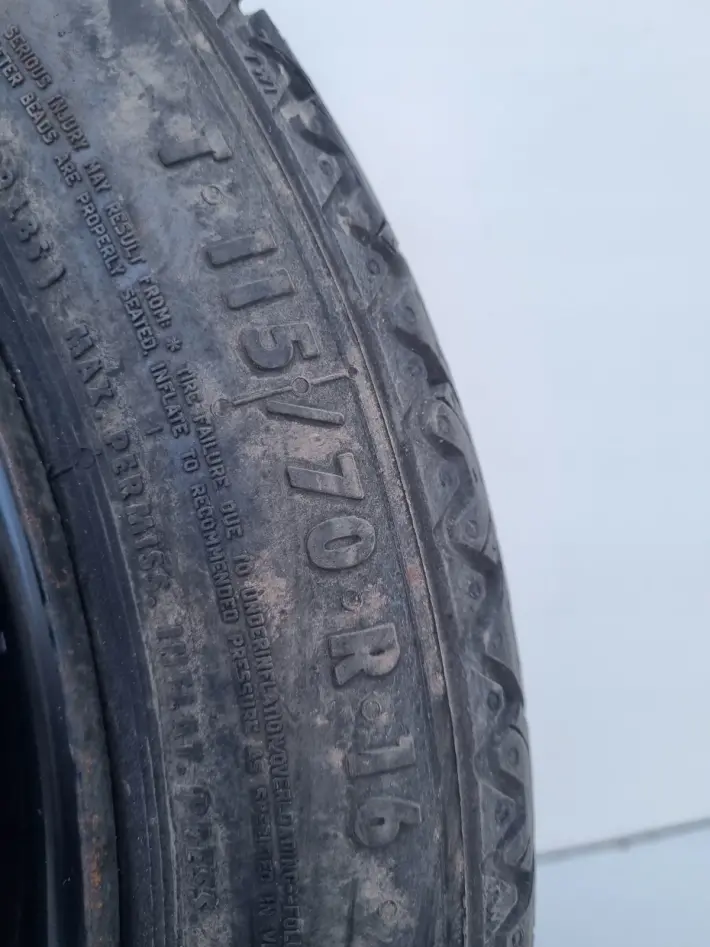 Opel Vectra C Astra H KOŁO DOJAZDOWE dojazdówka 115/70 R16 5x110 2160132