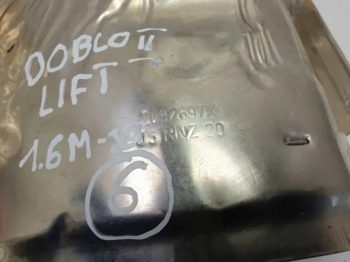 Fiat Doblo II lift 1.6 M-Jet OSŁONA TERMICZNA