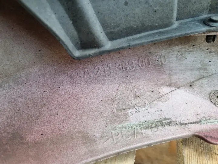Mercedes W211 LIFT 02-06r KOMPLETNY PRZEDNI ZDERZAK przód PDC HALOGENY 567