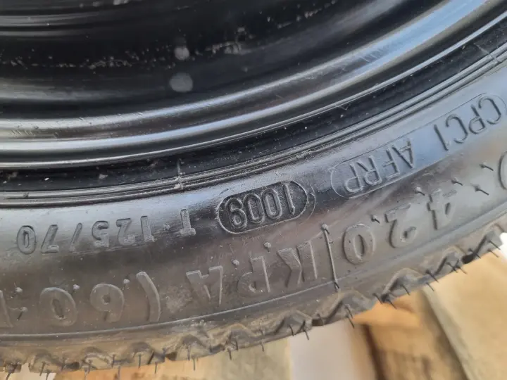 Opel Insignia A KOŁO DOJAZDOWE dojazdówka 125/70 R17 5x120 17X4.00B IS41