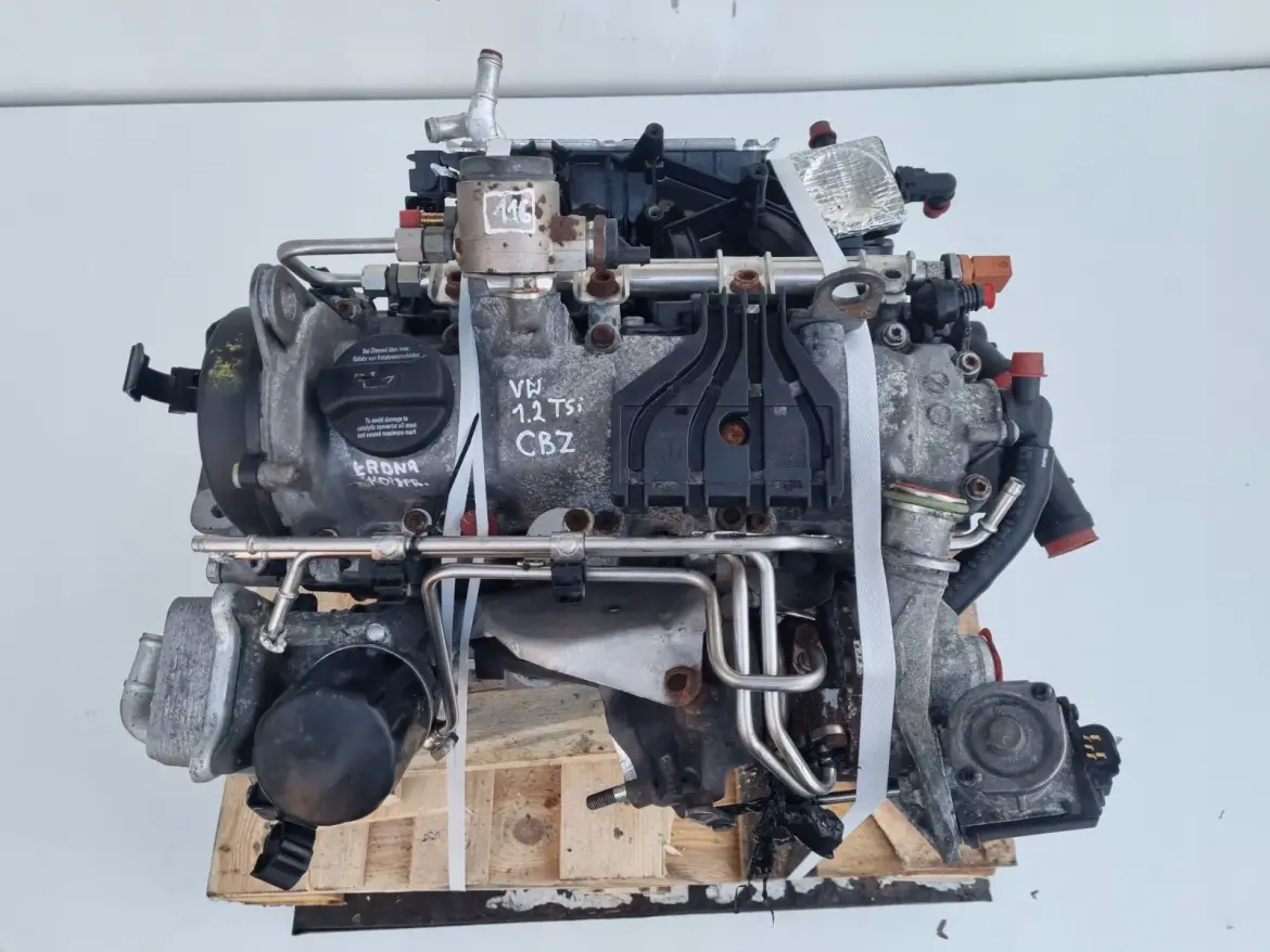 SILNIK KOMPLET Skoda Rapid 1.2 T TSI TURBO 105KM ładn kompresja CBZ CBZB