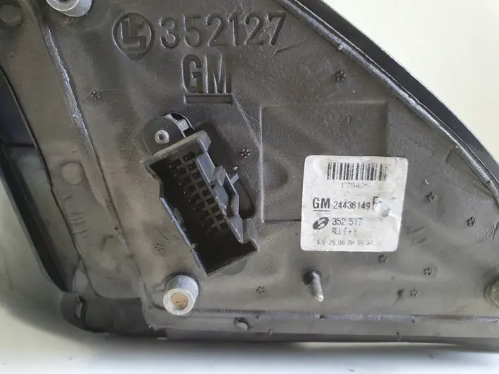 Opel Vectra C Signum LUSTERKO LEWE KIEROWCY 5 pin pinów 24436149
