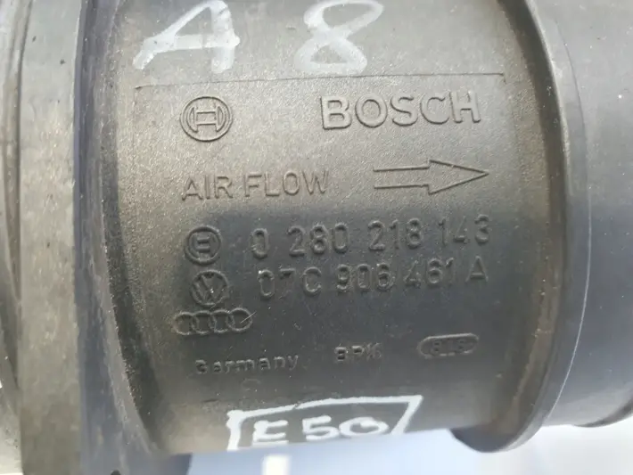 Audi A8 S8 D3 5.2 FSI PRZEPŁYWOMIERZ POWIETRZA 0280218143