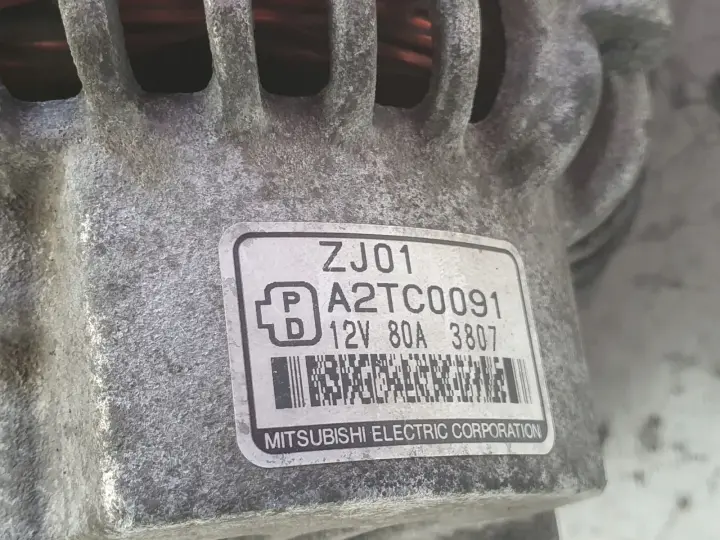 Mazda 3 BK 1.6 16V ALTERNATOR A2TC0091 80A