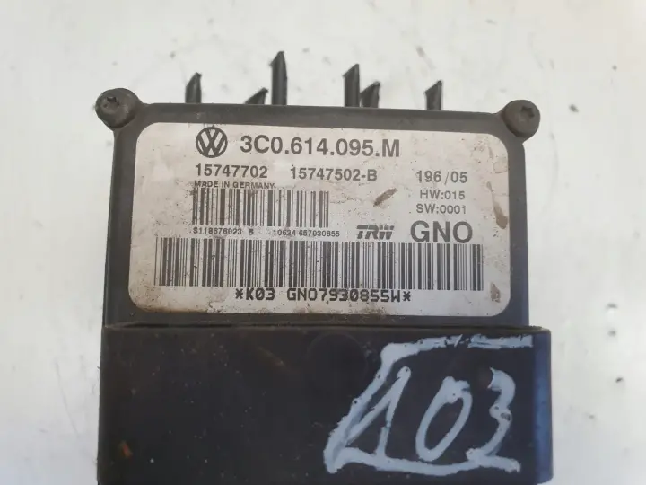 VW Passat B6 POMPA ABS hamulcowa STEROWNIK 3C0614095M