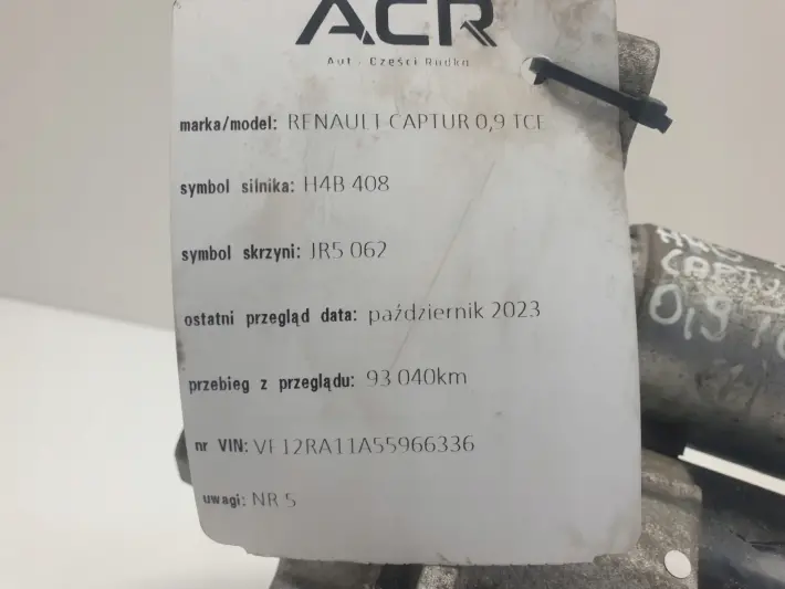 Renault Captur 0.9 TCe ROZRUSZNIK 233000557R