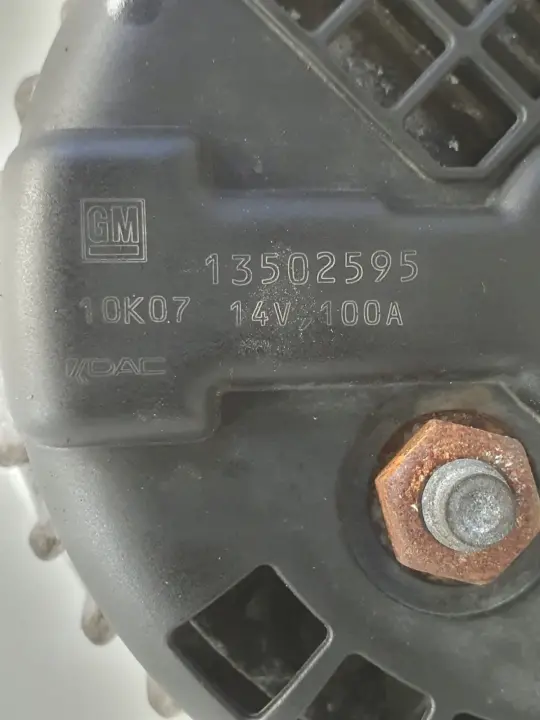 Opel Astra IV J 1.6 16V ALTERNATOR 13502595 BG 100A