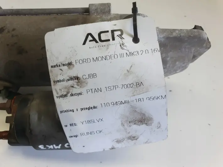 Ford Mondeo MK3 2.0 16V ROZRUSZNIK 1S7U-11000-AB