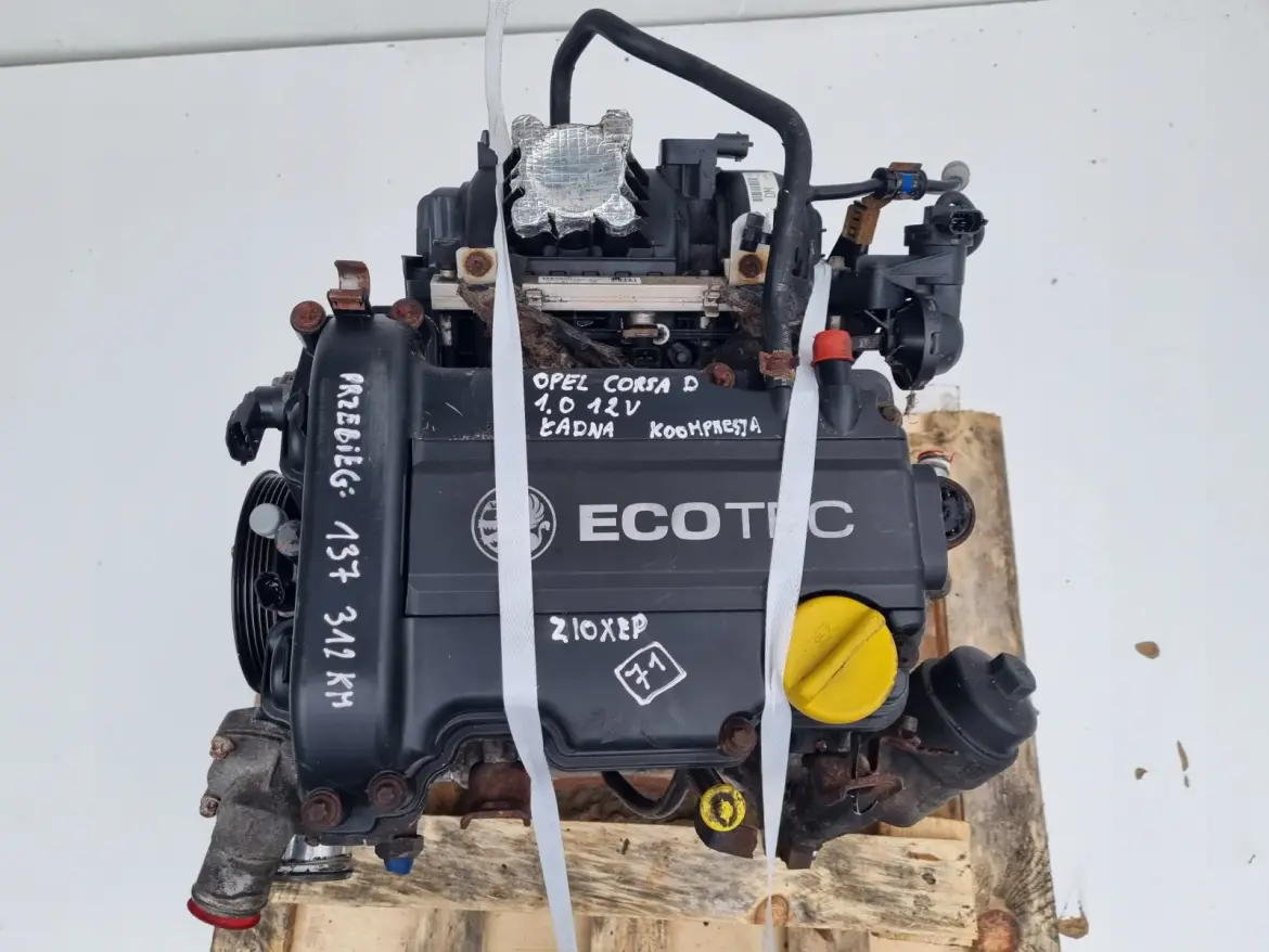SILNIK KOMPLET Opel Corsa C 1.0 12V 60KM ładna kompresja 137tyś Z10XEP
