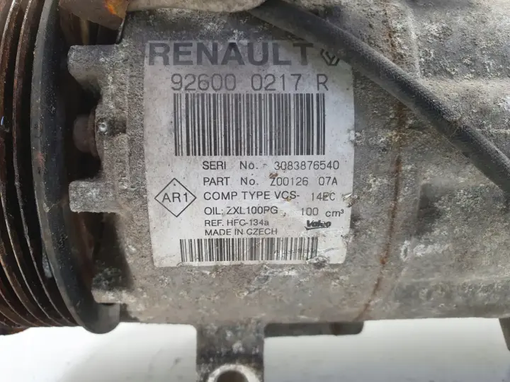 Renault Clio IV 0.9 TCe SPRĘŻARKA KLIMATYZACJI pompa 926000217R