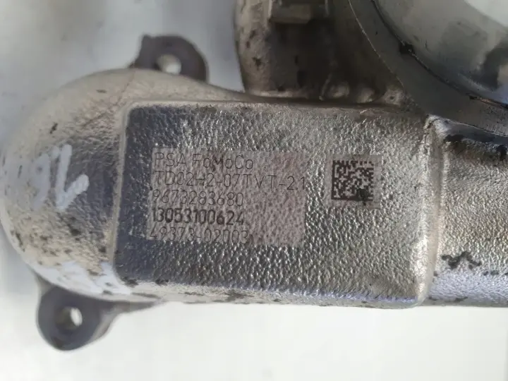 Peugeot 308 I 1.6 HDI TURBOSPRĘŻARKA turbo 9673283680