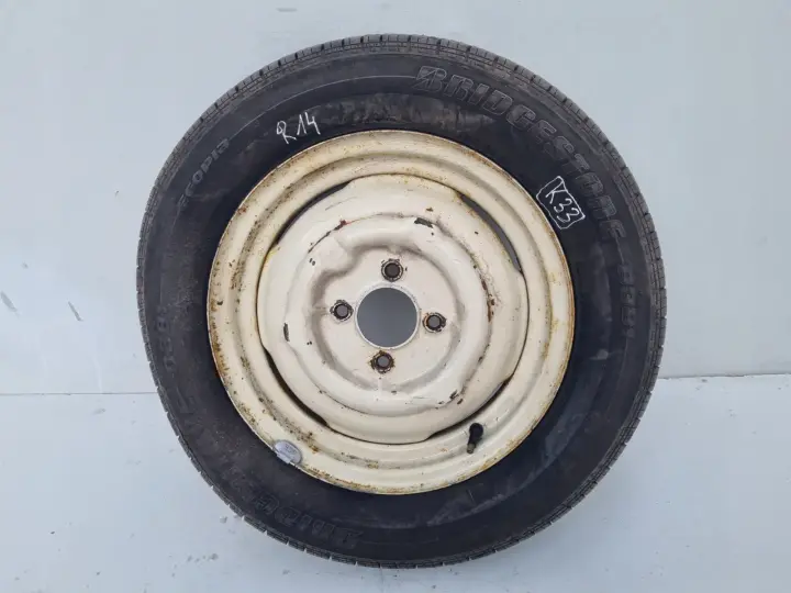 KOŁO ZAPASOWE Zapas felga 145/80 R14 4x105 Bridgestone Ecopia B381 2008