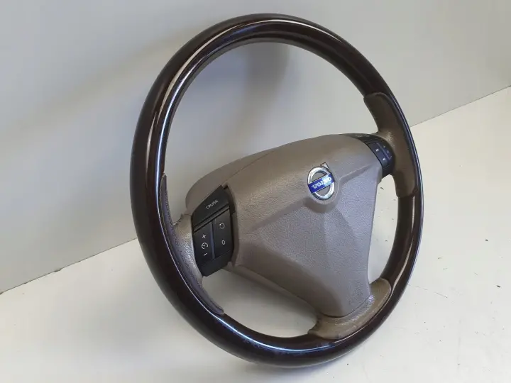 Volvo XC90 I lift DREWNIANA KIEROWNICA drewno SKÓRZANA skóra multifunkcja
