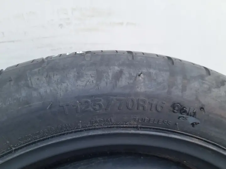 Audi Seat Vw Golf V KOŁO DOJAZDOWE dojazdówka 125/70 R16 1K0601027F 5x112