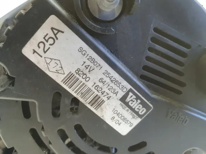 Mitsubishi Space Star 1.9 DID ALTERNATOR valeo 8200162474 125A