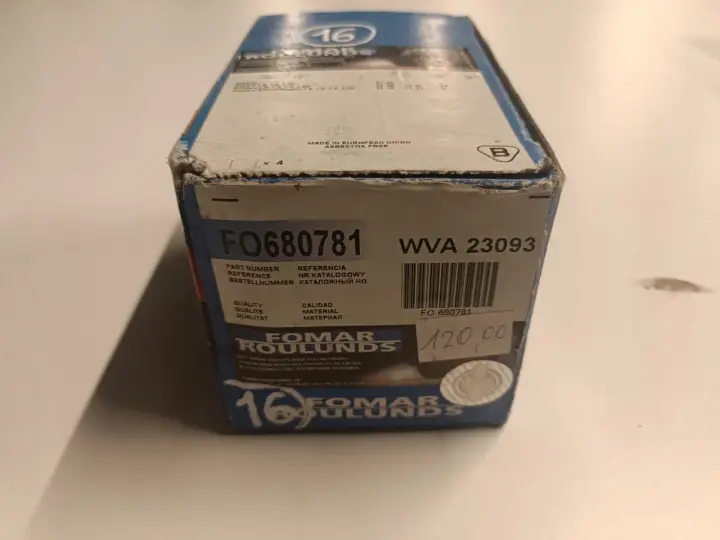 Nissan Primera P11 PRZEDNIE KLOCKI HAMULCOWE przód 680781