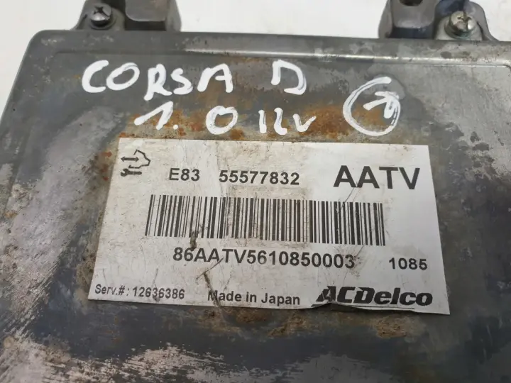 Opel Corsa D 1.0 12V STEROWNIK SILNIKA 55577832