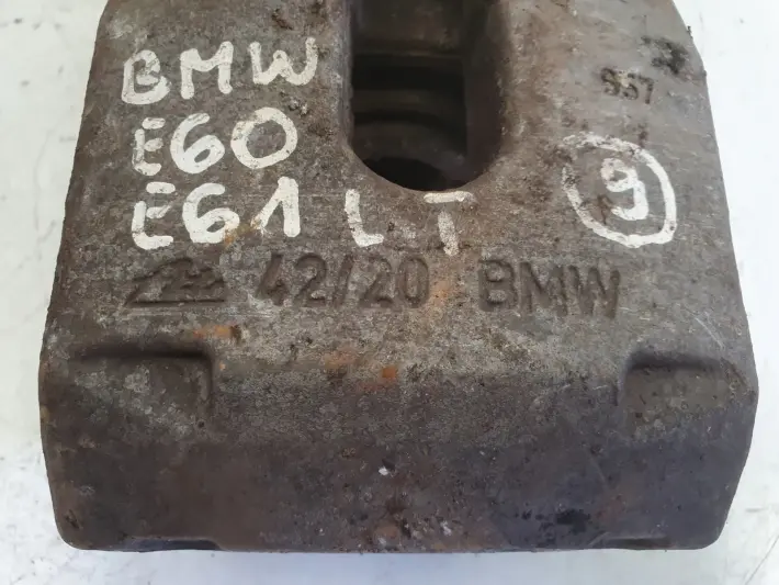 BMW E60 PRZEDNI ZACISK HAMULCOWY lewy przód kierowcy 42/20