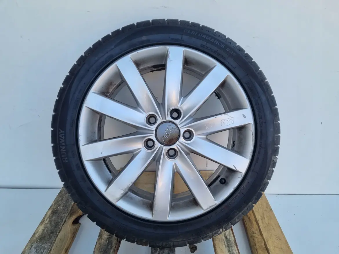 Vw FELGA ALUMINIOWA KOŁO ZAPASOWE zapas R17 5x112 ET54 Runway 225/45 2021R