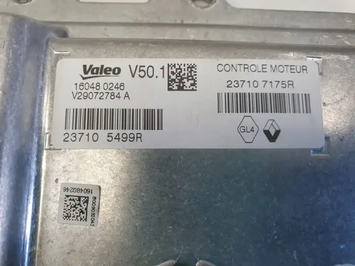 Renault Clio IV 0,9 TCE KOMPUTER SILNIKA sterownik 237107175R 237105499R