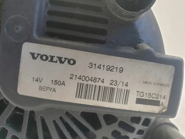 Volvo V40 II 1.6 D2 ALTERNATOR 150A 31419219 oryginał