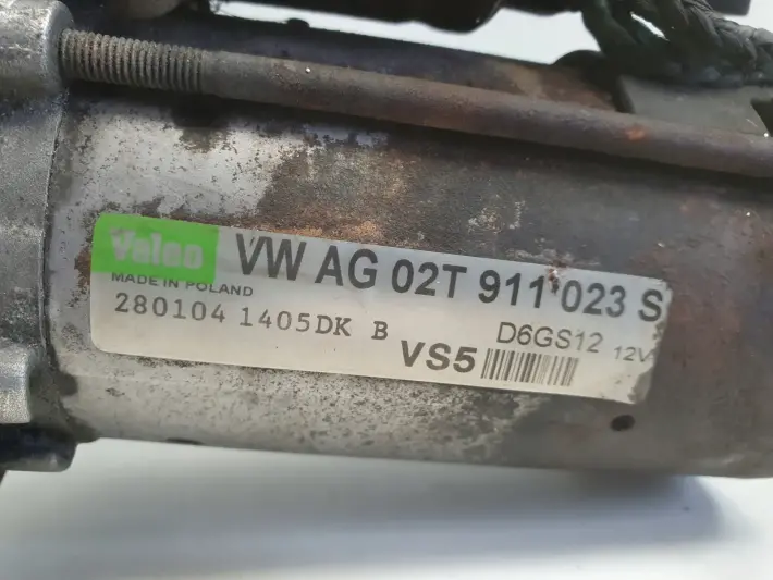 Vw Golf V 1.6 FSI ROZRUSZNIK valeo 02T911023S D6GS12