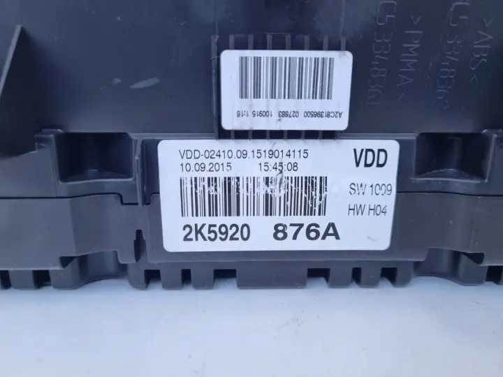 Vw Caddy III diesel LICZNIK ZEGARY Europa 2K5920876A