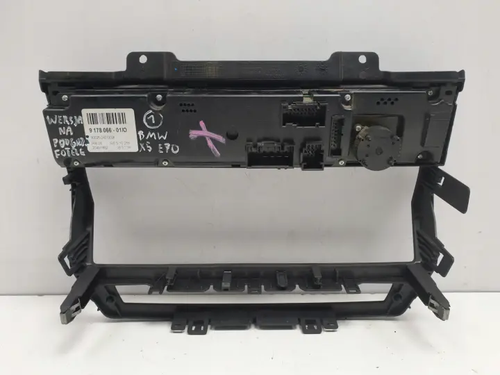 BMW X5 E70 KONSOLA ŚRODKOWA Panel klimatyzacji