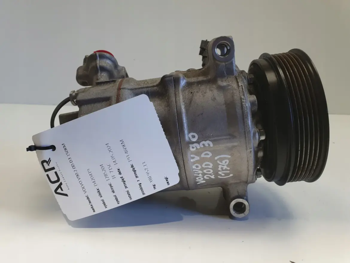 Volvo V90 II 2.0 D3 SPRĘŻARKA KLIMATYZACJI P31469966