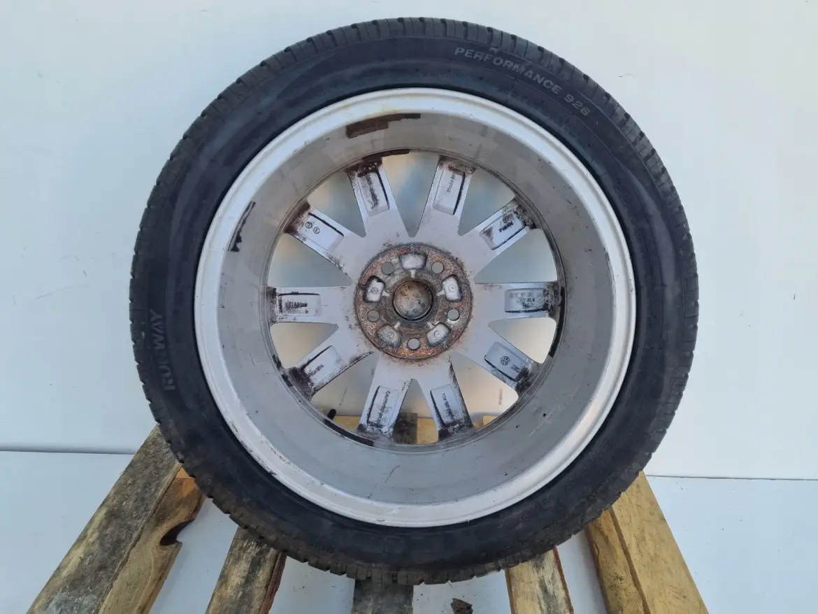 Vw FELGA ALUMINIOWA KOŁO ZAPASOWE zapas R17 5x112 ET54 Runway 225/45 2021R