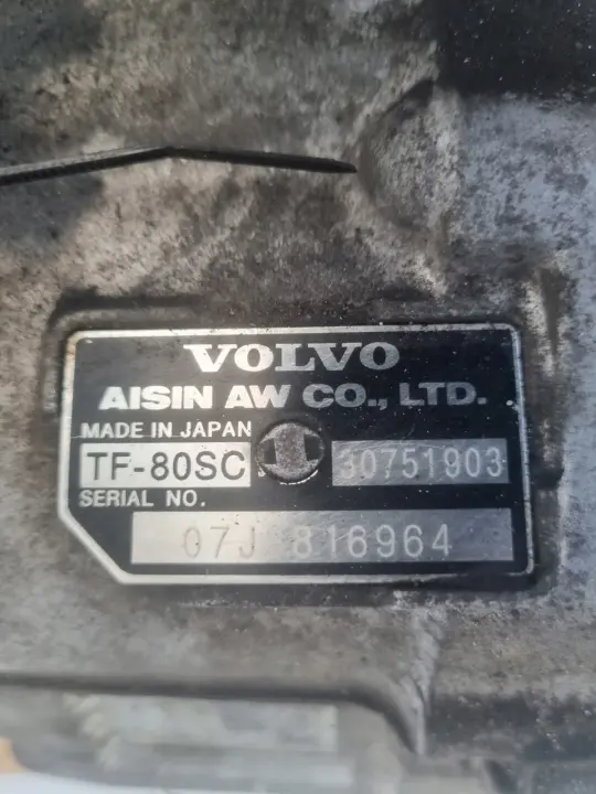 Volvo S80 II 2.4 D D5 185KM AUTOMATYCZNA SKRZYNIA BIEGÓW TF-80SC 30751903