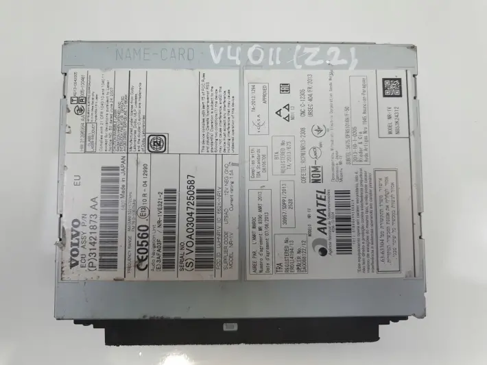 Volvo V40 II V60 S60 II RADIOODTWARZACZ radio cd NAWIGACJA 31421873