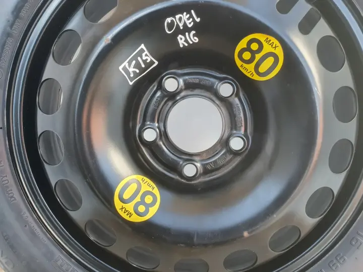 Opel Vectra C Astra H KOŁO DOJAZDOWE dojazdówka 125/85 R16 5x110 2160132