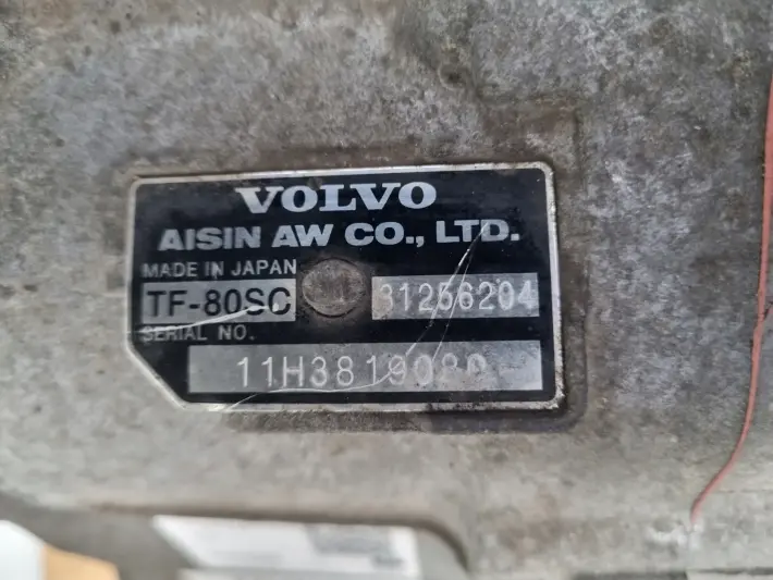 Volvo S80 II 2.5 T TURBO AUTOMATYCZNA SKRZYNIA BIEGÓW 31256204 TF-80SC