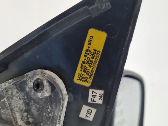 VW Caddy III LUSTERKO PRAWE PASAŻERA 5 Pin kabli EUROPA 2K1857502DF