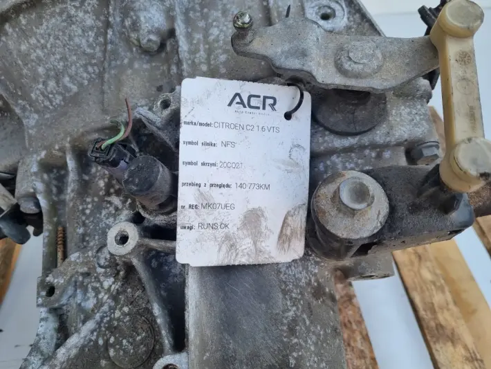 Citroen C2 1.6 16V MANUALNA SKRZYNIA BIEGÓW manual 20CQ21