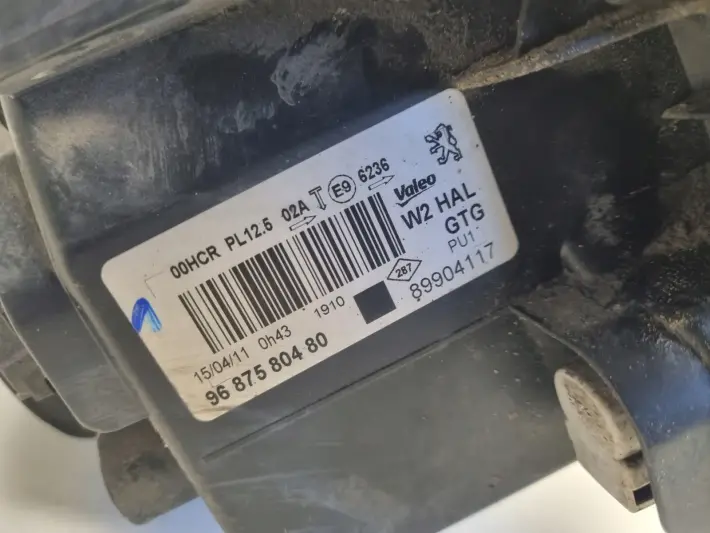 Peugeot 508 10-14r PRZEDNIA LAMPA LEWA lewy przód anglik 9687580480