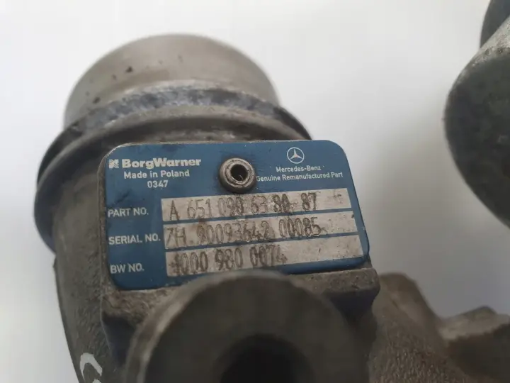 Mercedes Sprinter 906 2.2 CDI TURBOSPRĘŻARKA A6510906380